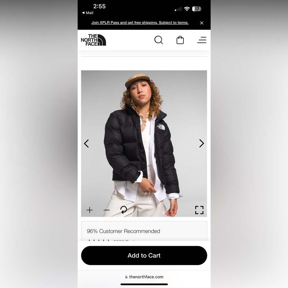 WOMEN’S 1996 RETRO NUPTSE JACKET